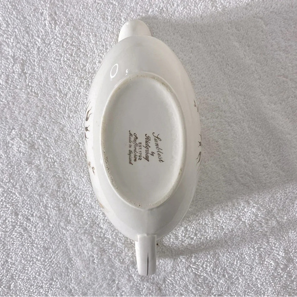 Vintage Sunblest By Ridgeway Staffordshire Ceramic Gravy Boat - Picture 7 of 10